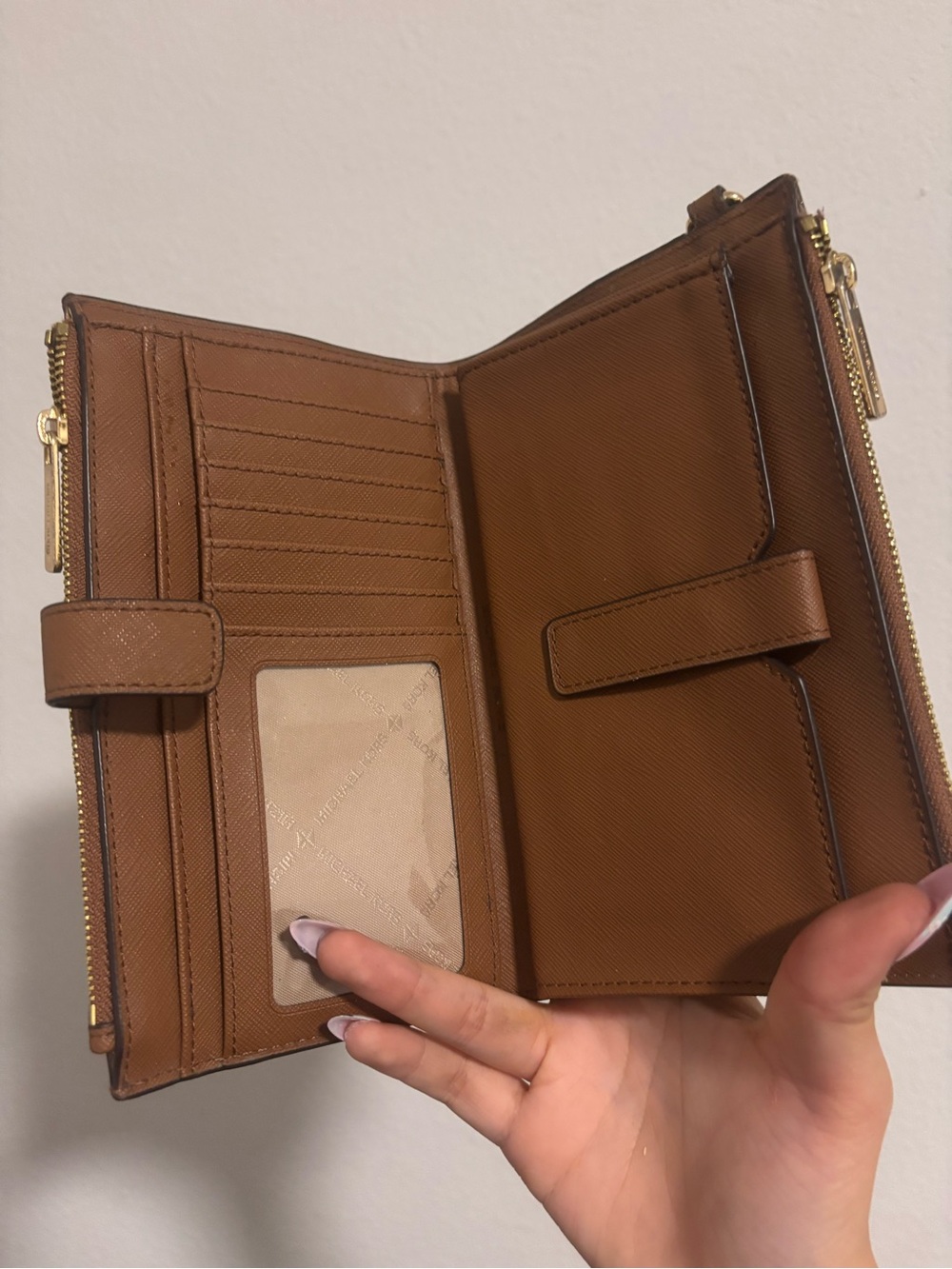 Michael Kors Brown Wristlet Wallet - Picture 3 of 4